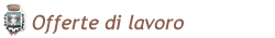 Offerte di lavoro